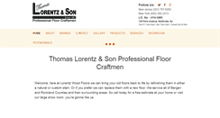 Desktop Screenshot of lorentzflooring.com